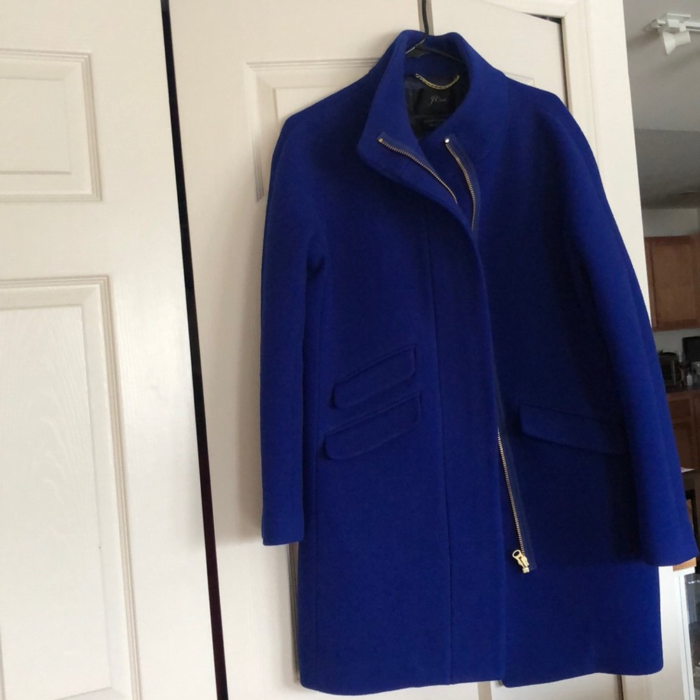 J.Crew Cocoon Coat in Italian Stadium-Cloth Wool